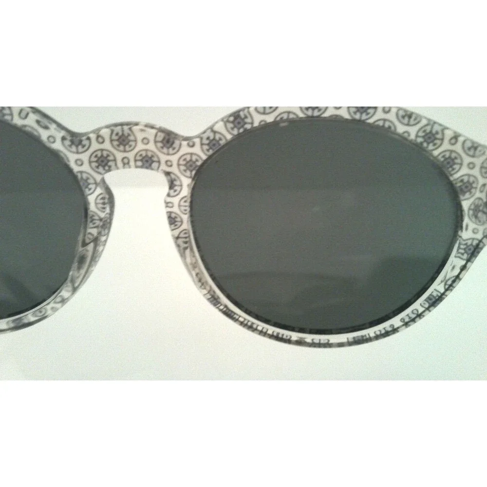 Stella McCartney SM 4028/87 Vintage Inspired Round Sunglasses Clear Patterned